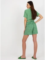 Dámske šortky D73770R62159KA zelená - FPrice