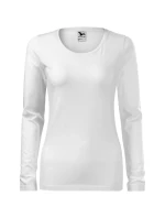 Štíhla košeľa pre ženy biela