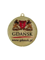 Zlatá medaila s priestorom pre emblém 50 mm - oceľová medaila s potlačou luxor jet