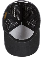 Flexfit 5389AP 5-panelová laserovo rezaná čiapka „YP Classics“ 55.89AP, melírovaná šedá