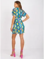 Dámske šaty-DHJ-SK-9651.51-modré