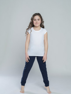 Dievčenské tričko s krátkym rukávom Tola - biele