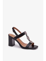 Sandále na podpätku model 209918 Vykročte štýlovo