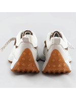 Biele športové topánky s retiazkou (N-205)