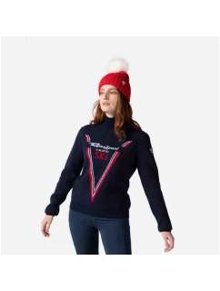Rossignol W Victoire Tn Knit Sweater navy blue