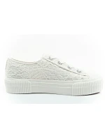 Lee dámske športové topánky Isla trainers white platform lace-up women's