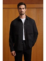 NEOBLU Madden Košeľová bunda 24.4802 deep black