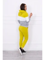 Farebná pruhovaná sada kiwi+biela