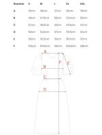 S399 Šaty s puzdrovými rukávmi - modré