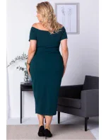 Dámske šaty Delicja SA718 zelené - Karko