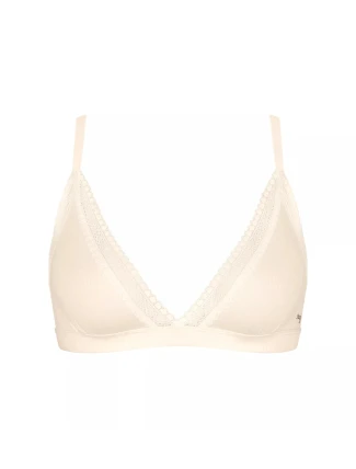Dámske nohavičky GO Ribbed R Bralette - WHITE - ecru 6308 - SLOGGI