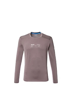 Pánske tričko MILLET Intense Ts Ls M, slivkovo fialové