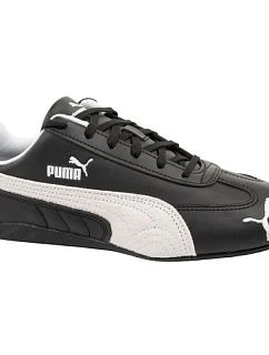 Puma – pánske športové topánky Speedcat, čierne kožené, módne tenisky