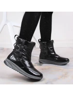 Dámske metalické snežnice W INT1785B - Big Star