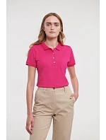 Russell Athletic 566F Dámske elastické polo tričko z piké 10.566F light oxford Russell Athletic 566F Dámske elastické polo tričko z piké 10.566F light oxford