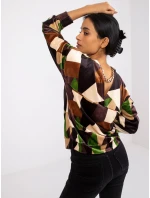 Blúzka DHJ BZ 6550.74P hnedá