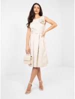 Šaty IT SK 21861.86 svetlo béžová