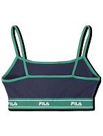 Športová podprsenka Fila Candelo tmavo modrá a zelená FAW1203 50004