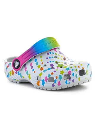 ŽABKY CROCS CLASSIC DISCO DANCE PARTY CLOG T SHIMMER/MULTI 208096-0ZT