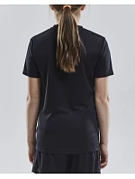 Craft Teamwear Squad Go Jersey Solid Jr Detské športové tričko s výstrihom do V 82.5582 bordová Craft Teamwear Squad Go Jersey Solid Jr Detské športové tričko s výstrihom do V 82.5582 bordová