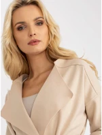 Dámsky kabát TW PL BE M125 svetlo béžový