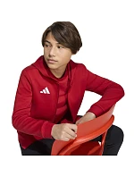 Detská mikina adidas Entrada 26 Full Zip Hoodie červená KH1781
