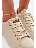 Damskie Sneakersy Big Star NN274210 Beżowe