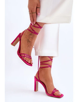 Sandále na šnurovanie model 179621 Step in style Sandále na šnurovanie model 179621 Step in style