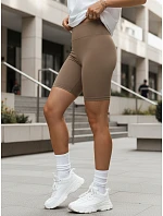 Dámske športové cyklistické šortky, hnedé, FashionStreet SY0566 Dámske športové cyklistické šortky, hnedé, FashionStreet SY0566