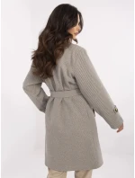 Kabát MO EN 5209.87 sivo-béžový