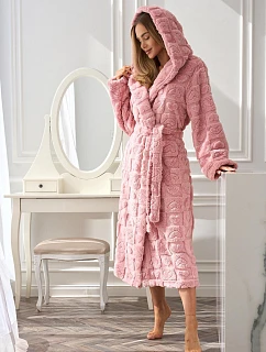 L&L 2554 Valentine dlhý S-2XL dámsky župan