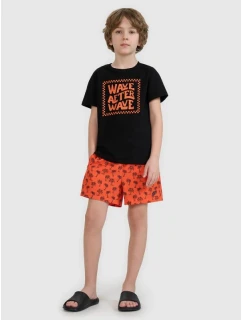 Chlapčenské plážové šortky boardshorts 4F 4FJRSS25UBDSM183-70S