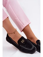 Dámské ploché mokasyny Vinceza Černé