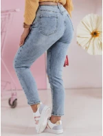 FLORENSSO modré dámske džínsy slim fit FashionStreet UY2467