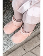Detské teplé snežnice Suede Pink Gooby Detské teplé snežnice Suede Pink Gooby