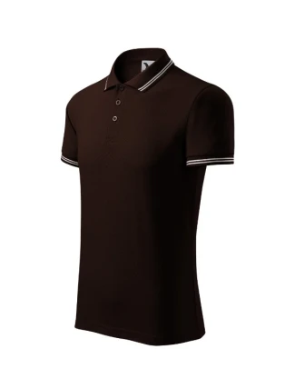 Mestské polokošele pánske kávové