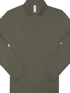 B&C My Polo 180 LSL Piqué – polokošeľa s dlhým rukávom 01.U425 camo green