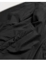 Červeno-čierna obojstranná dámska prešívaná bunda (MHM-W589)