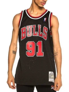 Mitchell & Ness Chicago Bulls NBA Swingman Alternate Jersey Bulls 97 Dennis Rodman SMJYGS18152-CBUBLCK97DRD pánske
