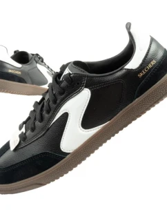 Skechers Kickoff Dámske športové tenisky Black Leather Women's