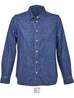 NEOBLU Bennett Dámska džínsová blúzka 24.4797 stone wash NEOBLU Bennett Dámska džínsová blúzka 24.4797 stone wash