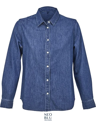 NEOBLU Bennett Dámska džínsová blúzka 24.4797 stone wash NEOBLU Bennett Dámska džínsová blúzka 24.4797 stone wash