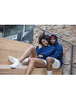 Build your Brand BY 011 Mikina s kapucňou z hrubej bavlny 56.0011 purple night