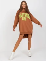 Mikina VI BL 3102.01P svetlo hnedá