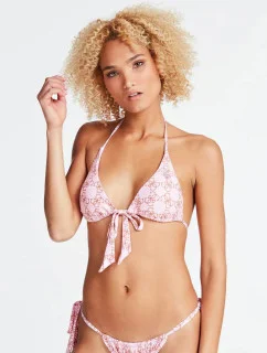 Vrchný diel plaviek E02J27MC03I-G6H1 ružová - Guess