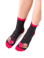 Dámske ponožky Steven art.136 Srdce Dámske ponožky Steven art.136 Srdce