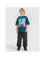 Chlapčenské tričko nadrozmernej veľkosti s potlačou 4F 4FJRAW25TTSHM3061-46S