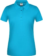 Daiber JN 873 Dámske pracovné polo z bio piqué 02.0873 tyrkysové Daiber JN 873 Dámske pracovné polo z bio piqué 02.0873 tyrkysové