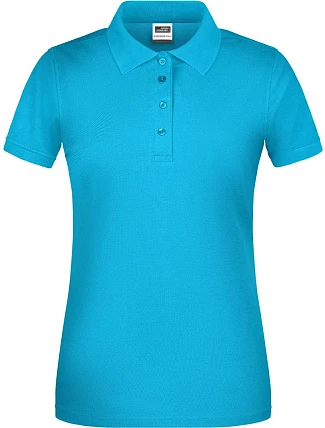 Daiber JN 873 Dámske pracovné polo z bio piqué 02.0873 tyrkysové Daiber JN 873 Dámske pracovné polo z bio piqué 02.0873 tyrkysové