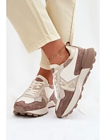 Dámske semišové tenisky Kobbo 66954 beige Dámske semišové tenisky Kobbo 66954 beige